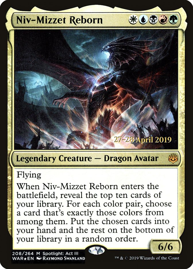 Niv-Mizzet Reborn  [War of the Spark Prerelease Promos] | D20 Games