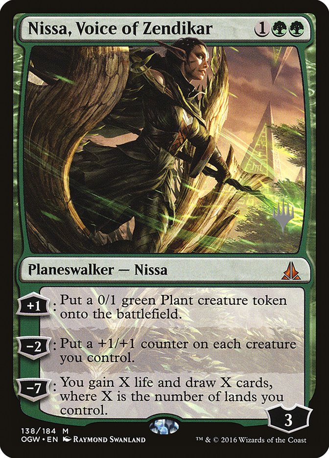 Nissa, Voice of Zendikar (Promo Pack) [Oath of the Gatewatch Promos] | D20 Games