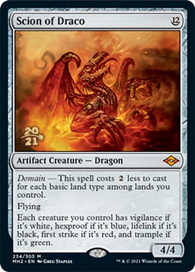 Scion of Draco [Modern Horizons 2 Prerelease Promos] | D20 Games