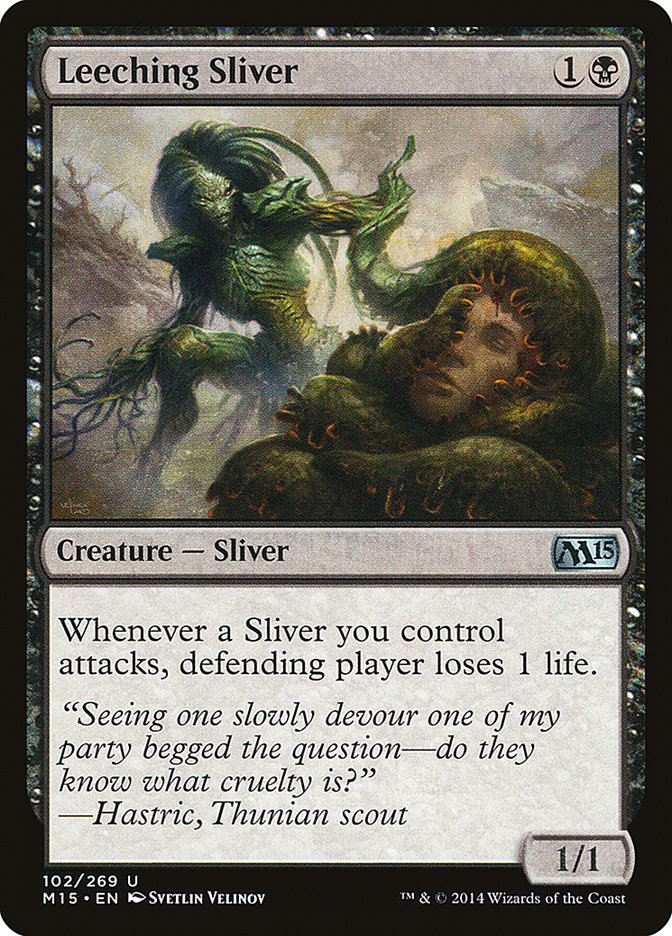 Leeching Sliver [Magic 2015] | D20 Games