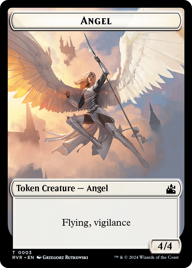 Angel Token (0003) [Ravnica Remastered Tokens] | D20 Games