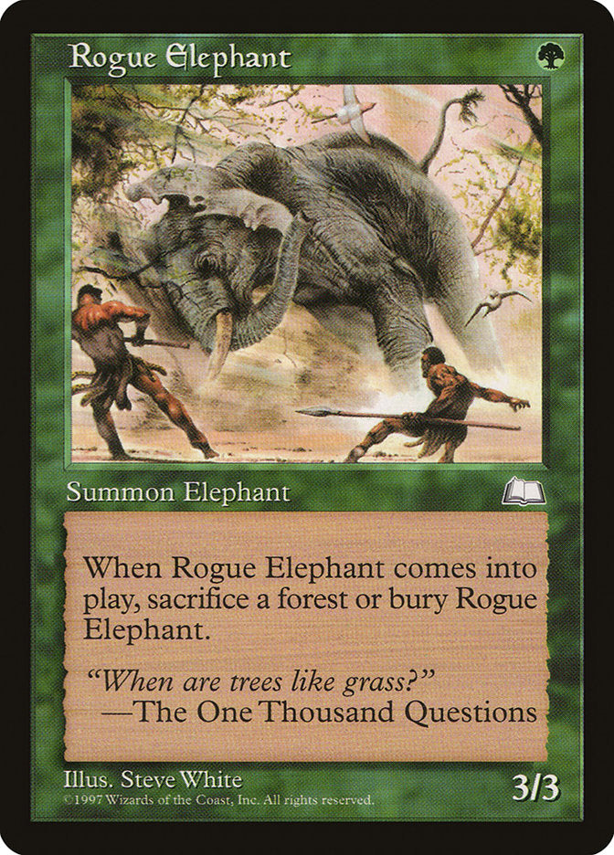 Rogue Elephant [Weatherlight] | D20 Games