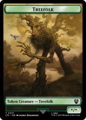 Treefolk // Food Token [The Lord of the Rings: Tales of Middle-Earth Commander Tokens] | D20 Games
