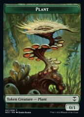 Plant // Beast Double-sided Token [Streets of New Capenna Commander Tokens] | D20 Games