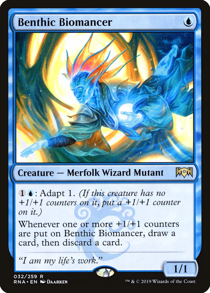 Benthic Biomancer [Ravnica Allegiance] | D20 Games