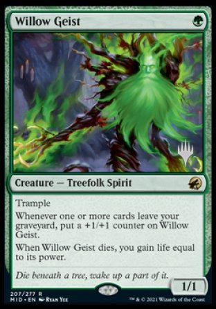 Willow Geist (Promo Pack) [Innistrad: Midnight Hunt Promos] | D20 Games