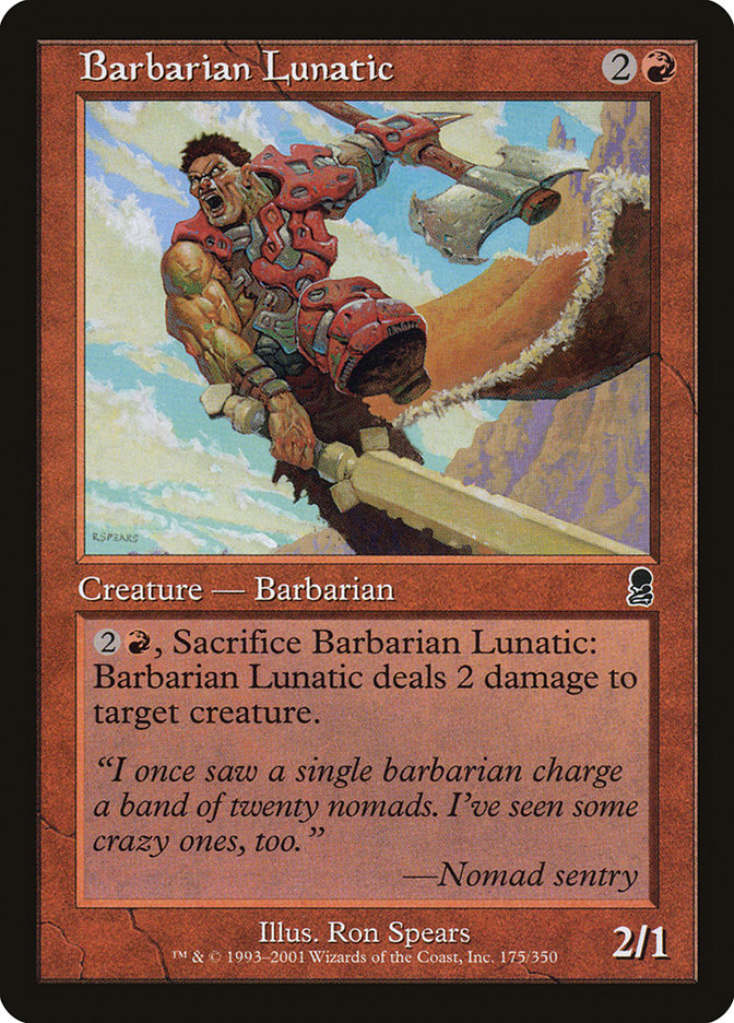 Barbarian Lunatic [Odyssey] | D20 Games