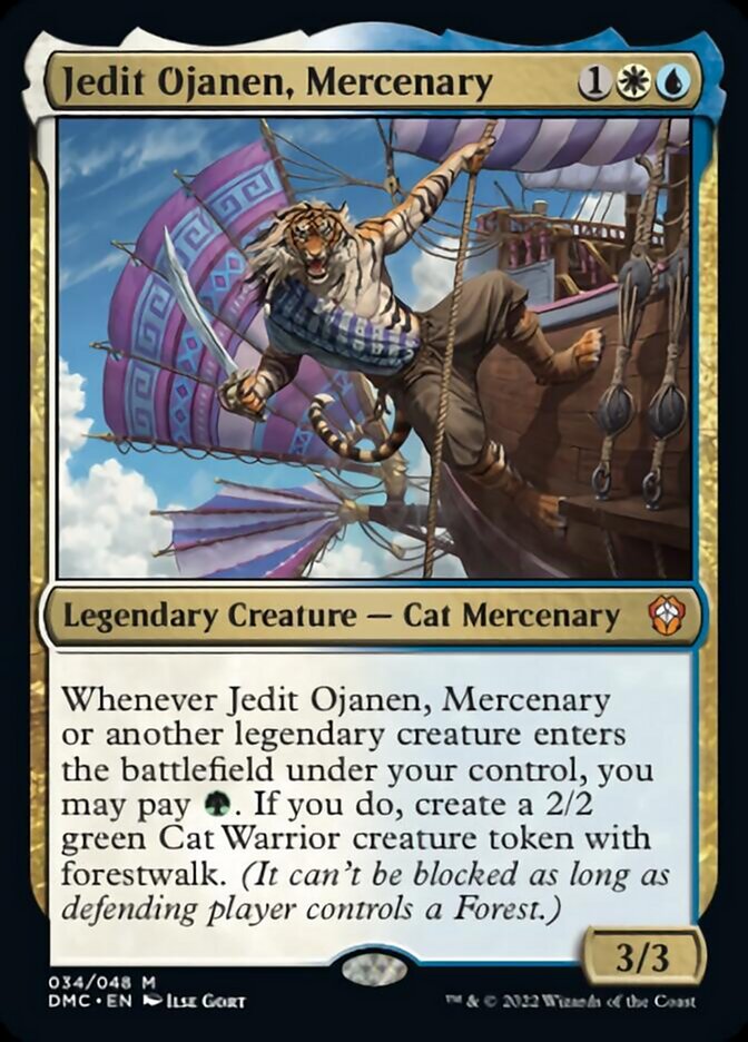 Jedit Ojanen, Mercenary [Dominaria United Commander] | D20 Games