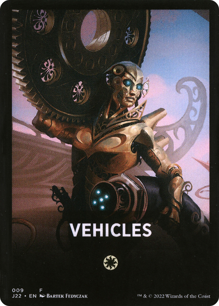 Vehicles Theme Card [Jumpstart 2022 Front Cards] | D20 Games