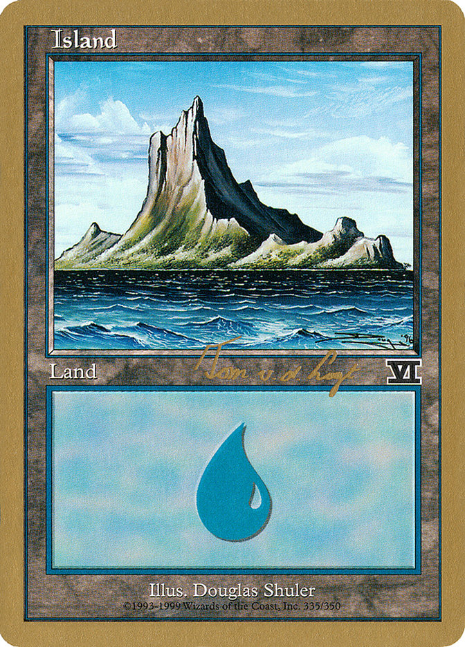 Island (tvdl335) (Tom van de Logt) [World Championship Decks 2000] | D20 Games