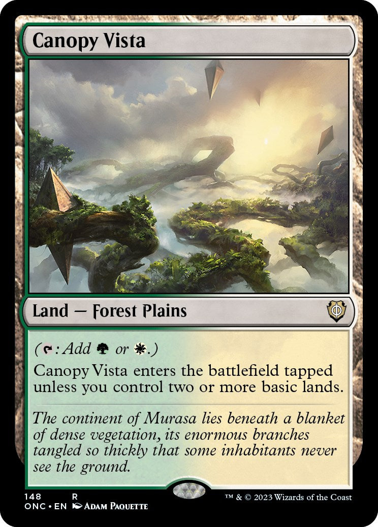 Canopy Vista [Phyrexia: All Will Be One Commander] | D20 Games