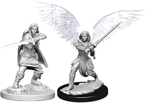 Dungeons & Dragons Nolzur`s Marvelous Unpainted Miniatures: W6 Female Aasimar Fighter | D20 Games
