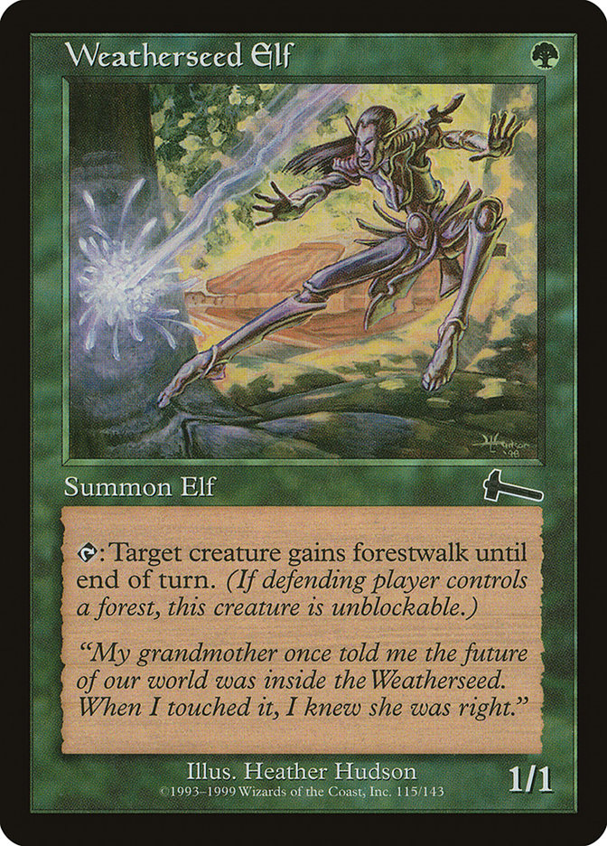 Weatherseed Elf [Urza's Legacy] | D20 Games
