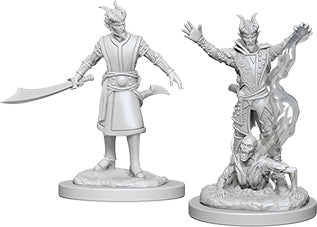 Dungeons & Dragons Nolzur`s Marvelous Unpainted Miniatures: W6 Male Tiefling Warlock | D20 Games
