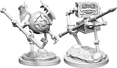 Dungeons & Dragons Nolzur`s Marvelous Unpainted Miniatures: W6 Monodrone & Duodrone | D20 Games