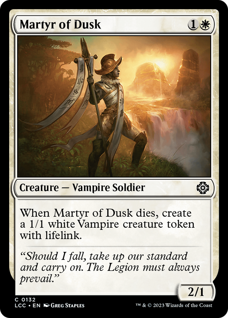 Martyr of Dusk [The Lost Caverns of Ixalan Commander] | D20 Games