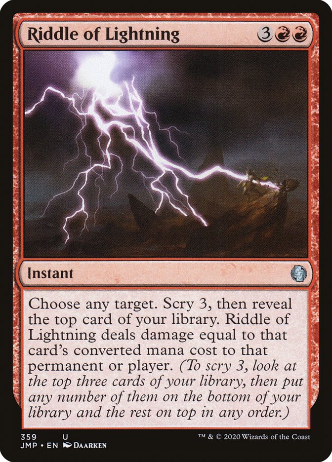 Riddle of Lightning [Jumpstart] | D20 Games