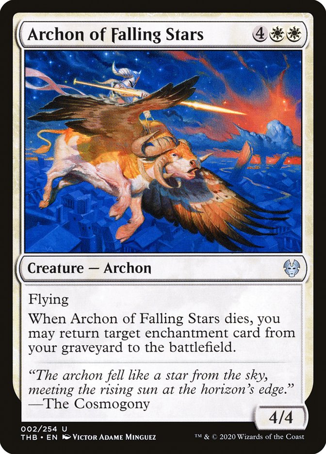 Archon of Falling Stars [Theros Beyond Death] | D20 Games