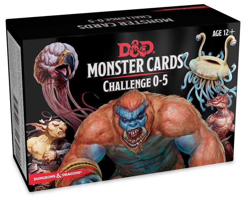Dungeons and Dragons: Monster Cards - Challenge 0-5 Deck