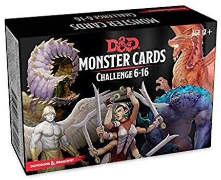Dungeons and Dragons: Monster Cards - Challenge 6-16 Deck