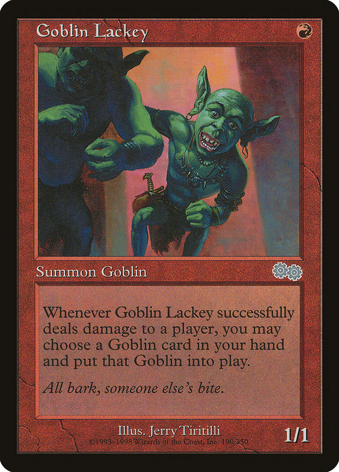 Goblin Lackey [Urza's Saga] | D20 Games