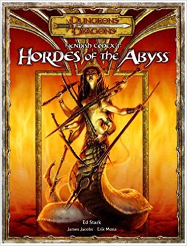 Dungeons and Dragons 3.5 Edition Fiendish Codex I: Hordes of the Abyss | D20 Games