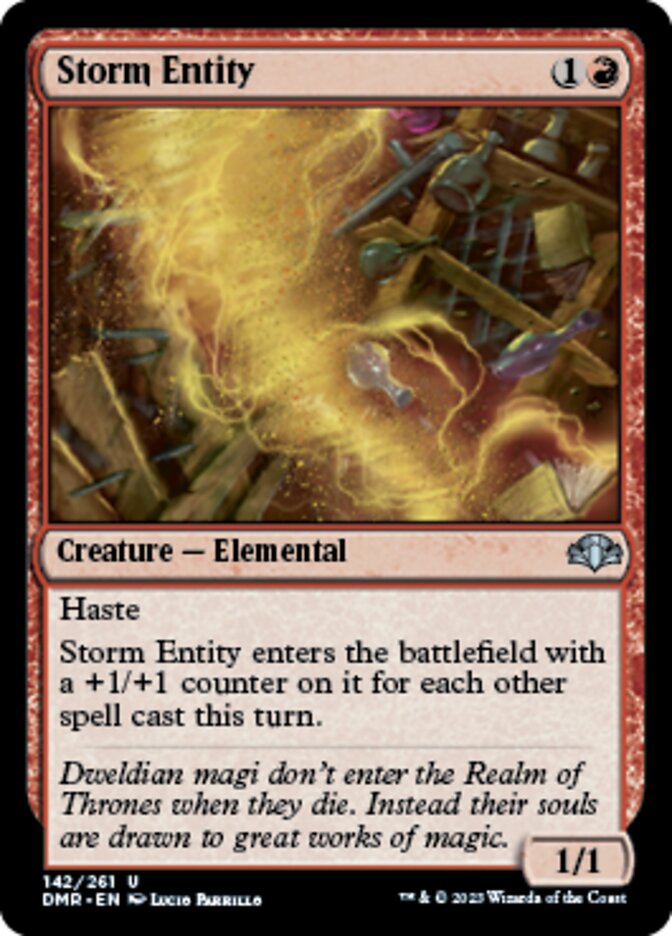 Storm Entity [Dominaria Remastered] | D20 Games