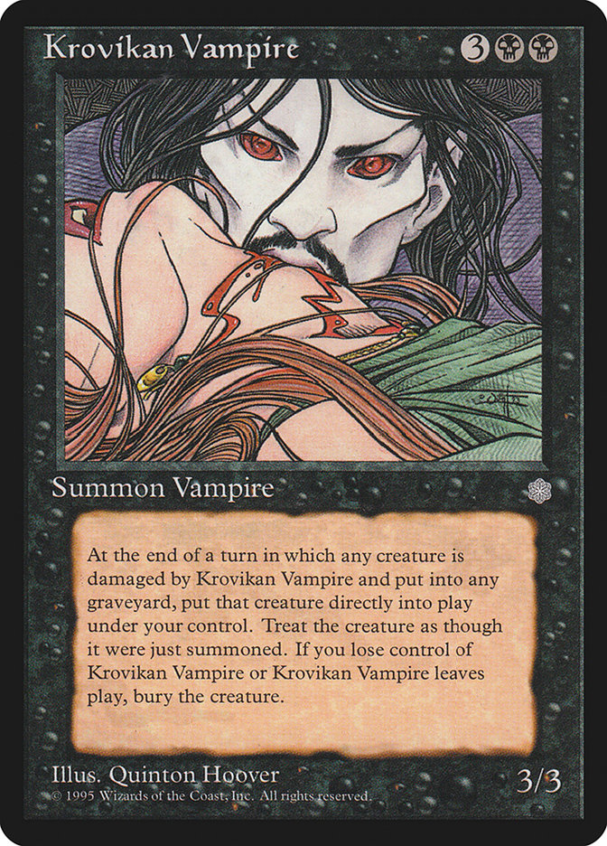 Krovikan Vampire [Ice Age] | D20 Games