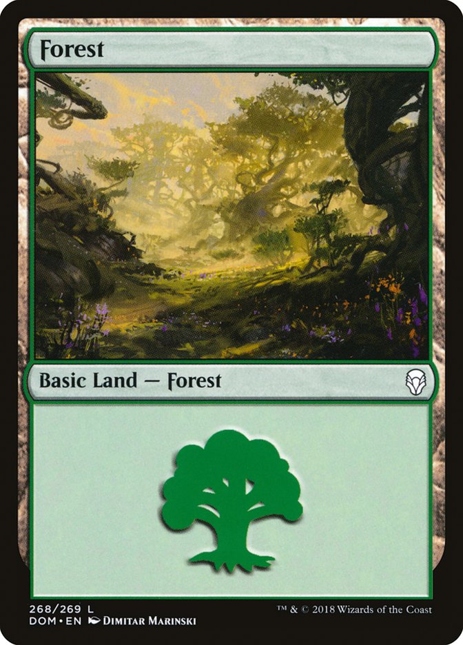 Forest (268) [Dominaria] | D20 Games