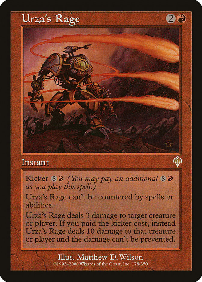 Urza's Rage [Invasion] | D20 Games