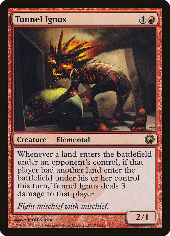 Tunnel Ignus [Scars of Mirrodin] | D20 Games