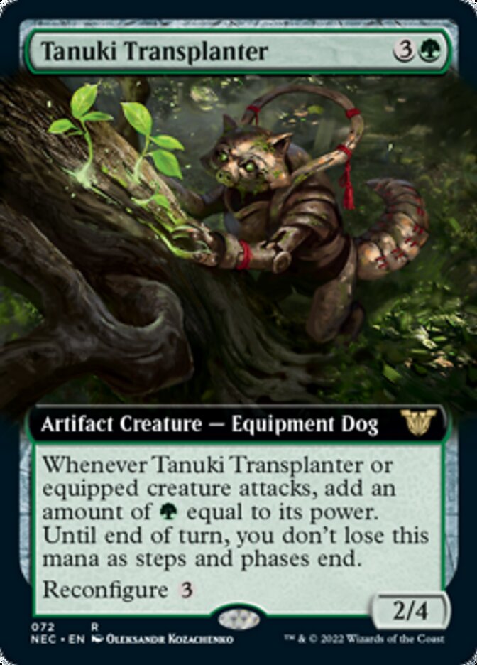 Tanuki Transplanter (Extended) [Kamigawa: Neon Dynasty Commander] | D20 Games