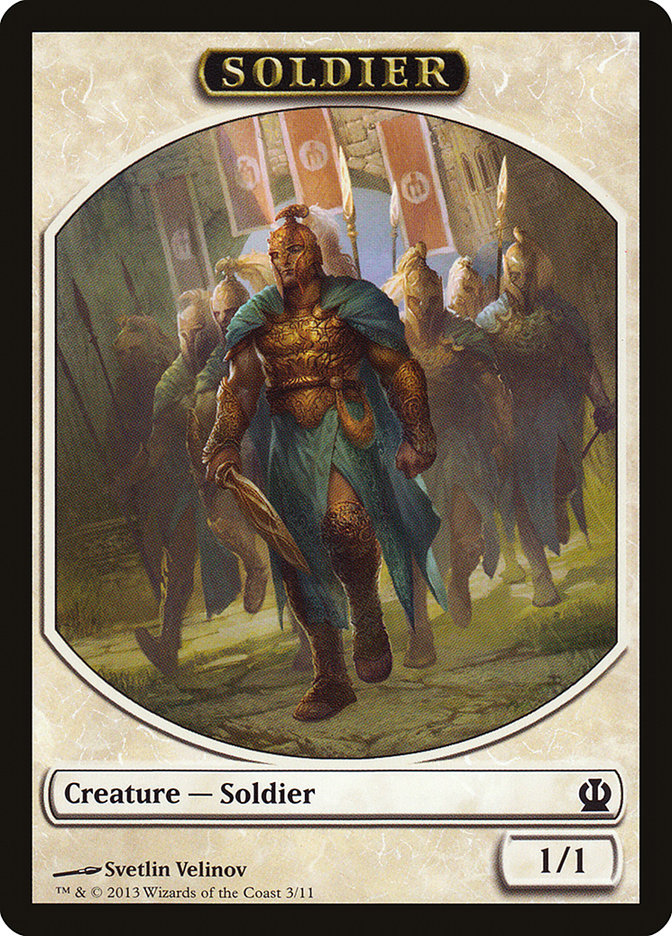 Soldier (3/11) [Theros Tokens] | D20 Games