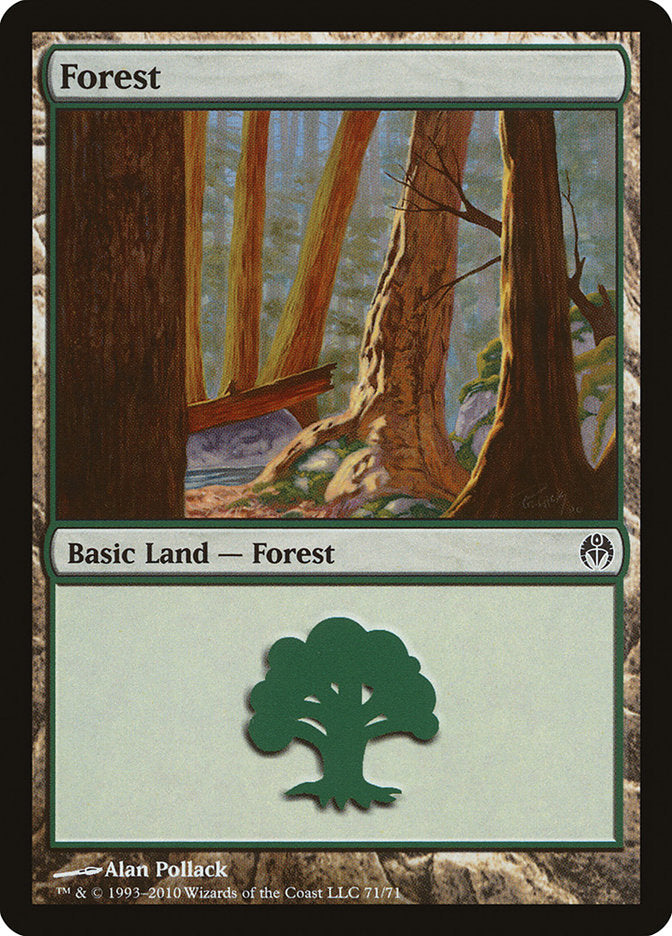 Forest (71) [Duel Decks: Phyrexia vs. the Coalition] | D20 Games