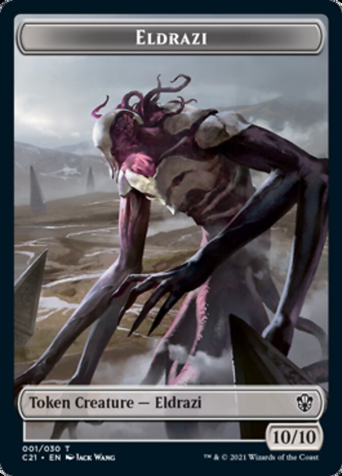 Eldrazi // Champion of Wits Token [Commander 2021 Tokens] | D20 Games