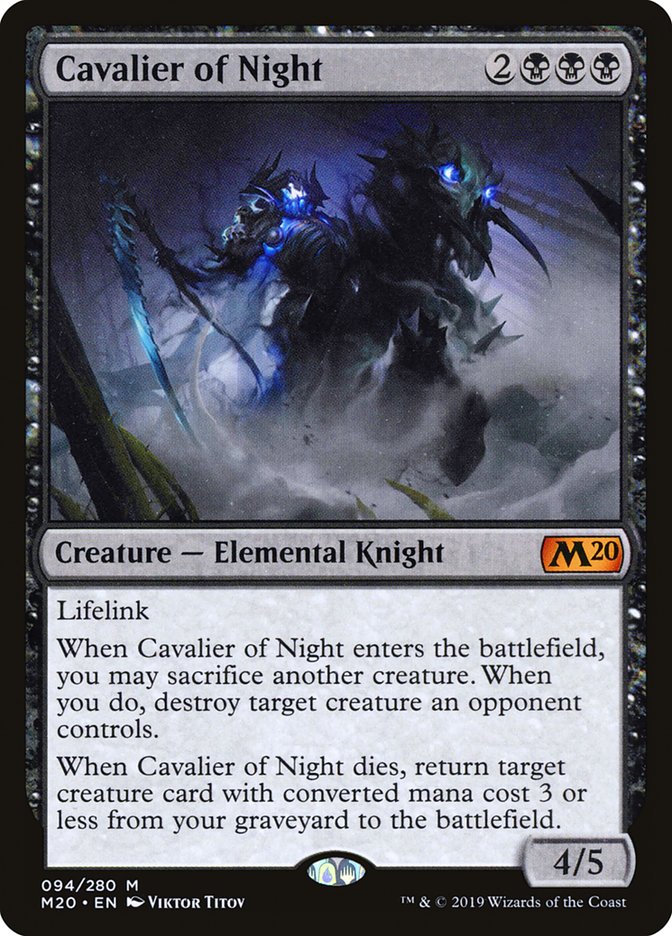 Cavalier of Night [Core Set 2020] | D20 Games