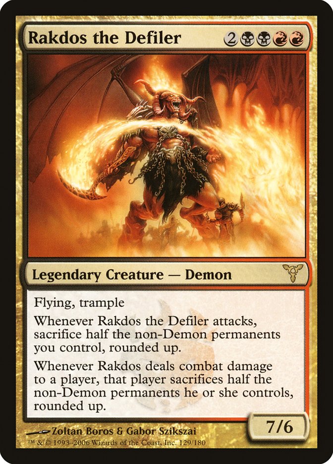 Rakdos the Defiler [Dissension] | D20 Games