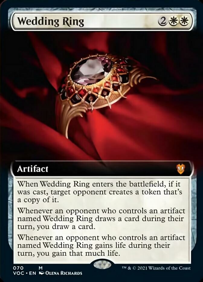 Wedding Ring (Extended) [Innistrad: Crimson Vow Commander] | D20 Games