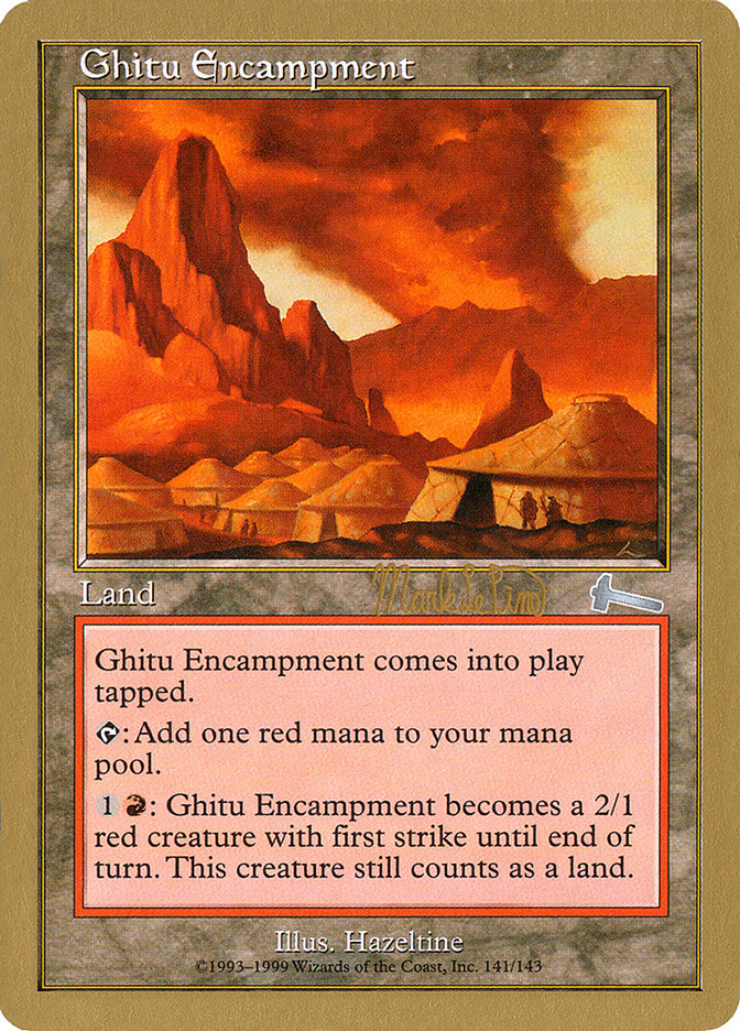 Ghitu Encampment (Mark Le Pine) [World Championship Decks 1999] | D20 Games