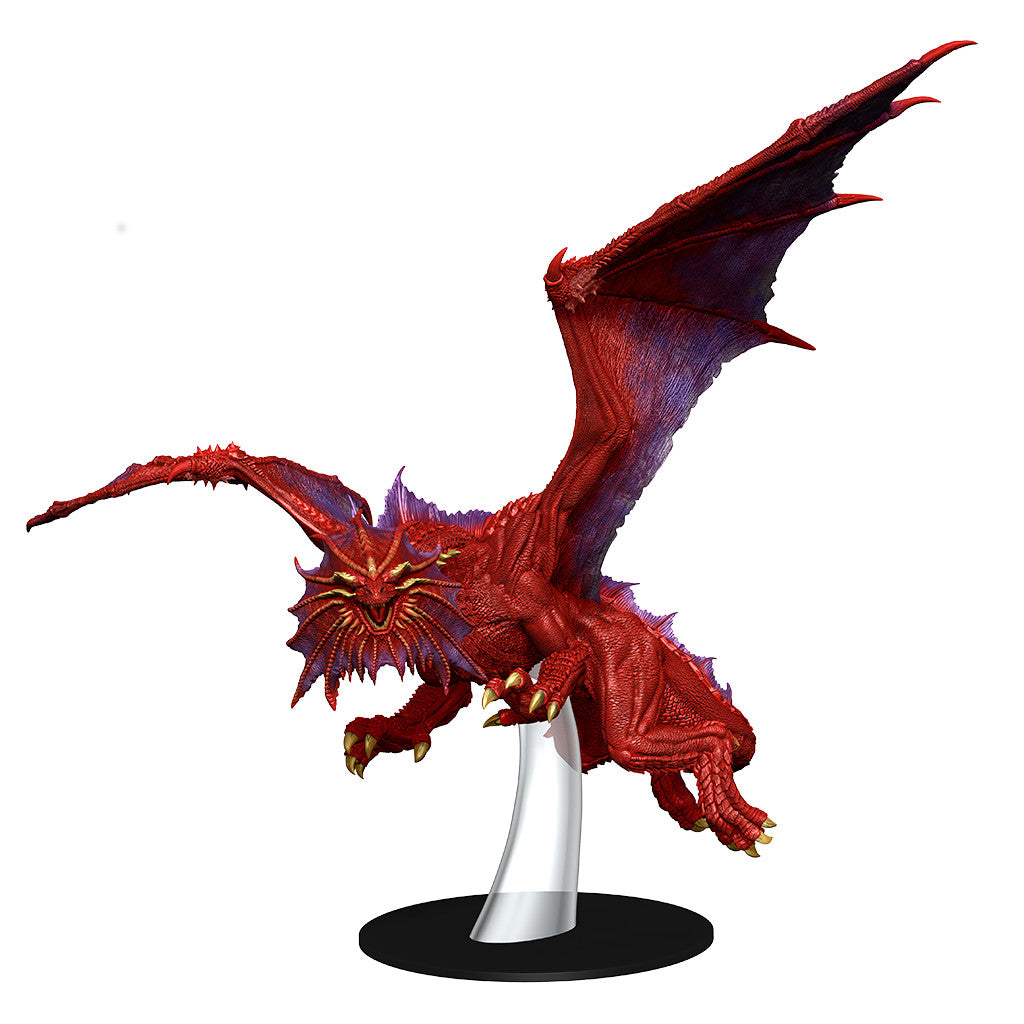 Dungeons & Dragons Fantasy Miniatures: Icons of the Realms Set 10 Guildmasters` Guide to Ravnica Niv-Mizzet Red Dragon Premium Figure | D20 Games