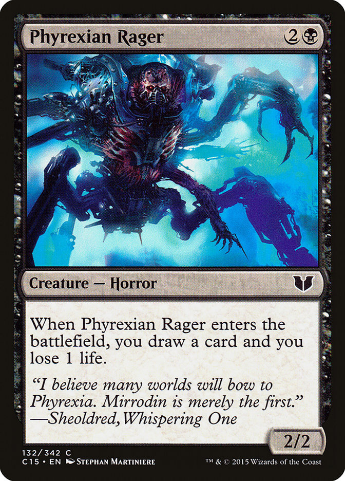 Phyrexian Rager [Commander 2015] | D20 Games