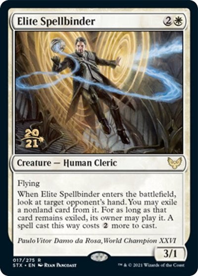 Elite Spellbinder [Strixhaven: School of Mages Prerelease Promos] | D20 Games