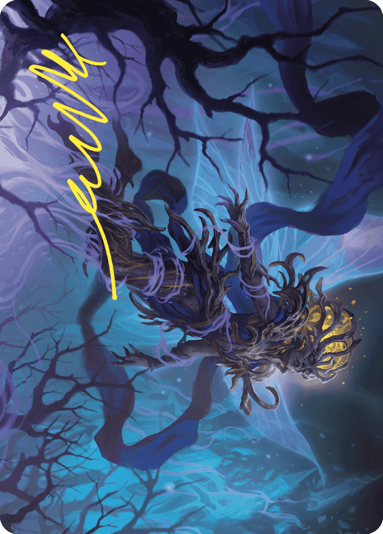 Sleep-Cursed Faerie Art Card (Gold-Stamped Signature) [Wilds of Eldraine Art Series] | D20 Games