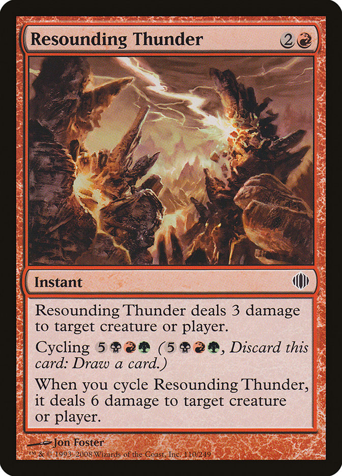 Resounding Thunder [Shards of Alara] | D20 Games