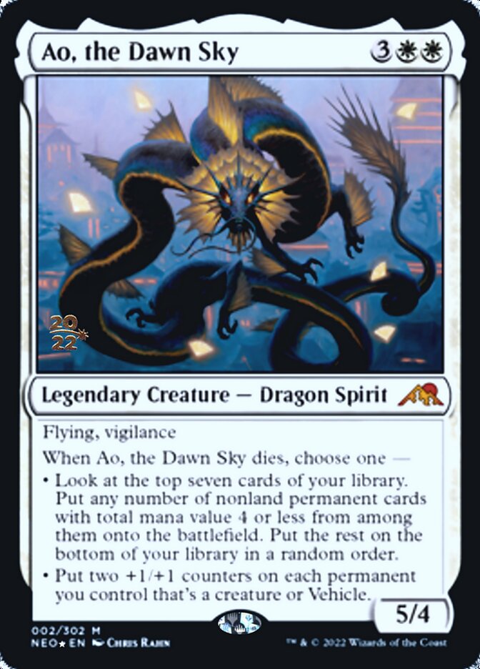 Ao, the Dawn Sky [Kamigawa: Neon Dynasty Prerelease Promos] | D20 Games