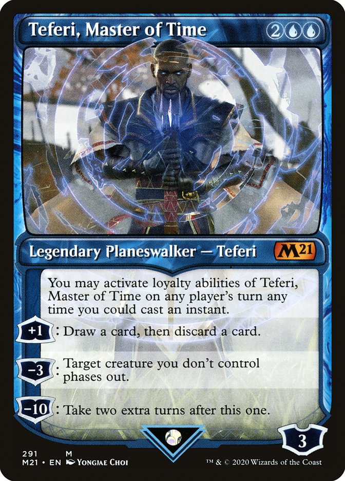 Teferi, Master of Time (Showcase) [Core Set 2021] | D20 Games