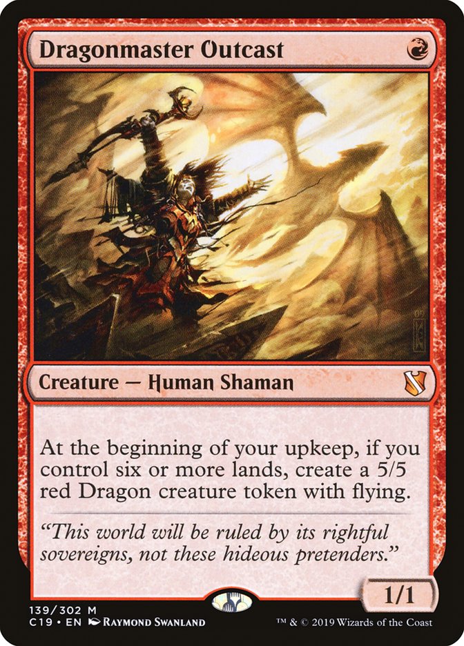 Dragonmaster Outcast [Commander 2019] | D20 Games