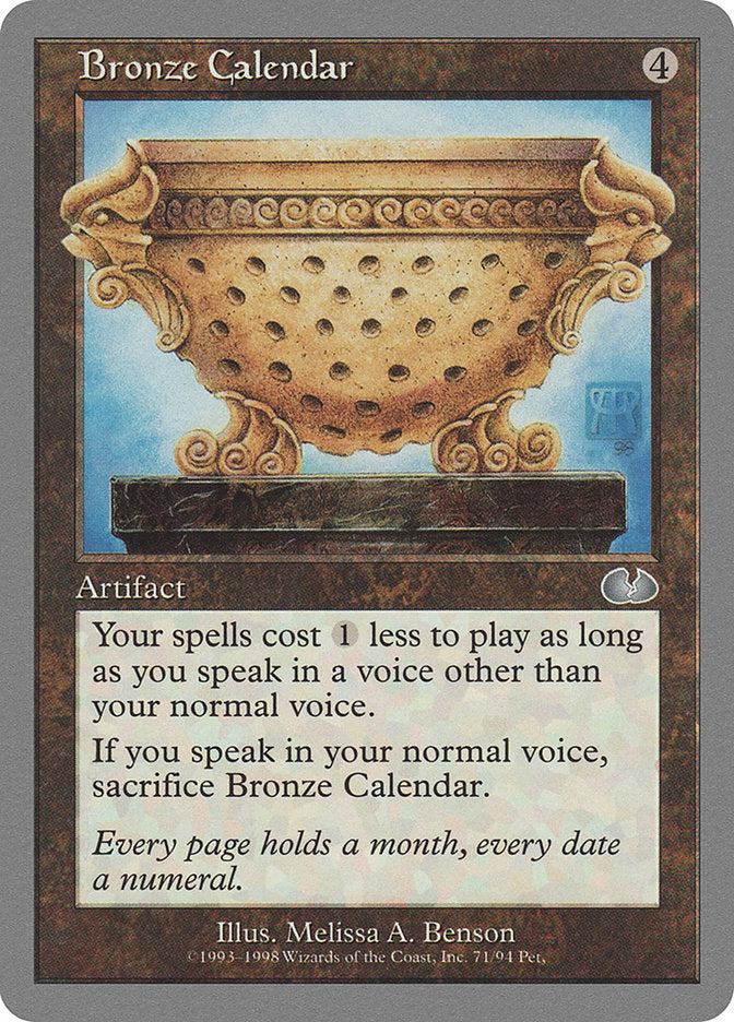 Bronze Calendar [Unglued] | D20 Games
