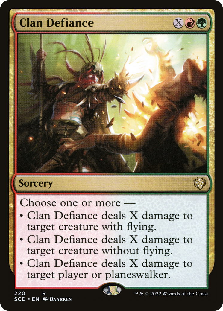 Clan Defiance [Starter Commander Decks] | D20 Games