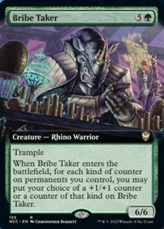 Bribe Taker (Extended Art) [Streets of New Capenna Commander] | D20 Games